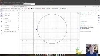 4b Eine Senkrechte zu einem Punkt auf einer Geraden konstruieren mit Geogebra [upl. by Abbi]