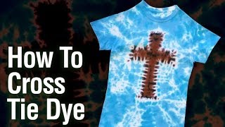 How To Make a Tie Dye Cross [upl. by Eolanda755]