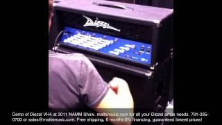 Diezel VH4 Demo at 2011 Namm Show [upl. by Starr271]