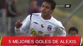 Ranking los 5 mejores goles de Aléxis Sánchez en el fútbol chileno [upl. by Brass]