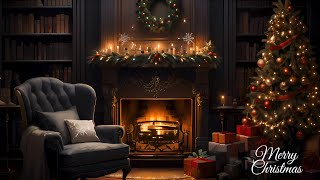 Lofi 🎄Cheerful Christmas Music 🎄Relaxing Warm Fireplace 🔥 [upl. by Ingeborg302]