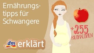 dm erklärt Welche Nährstoffe brauchen Schwangere in der Schwangerschaft [upl. by Samalla]