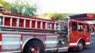 Emergency Response  Cool Backup Fire Trucks into Garage [upl. by Ytak]