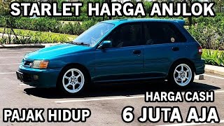 HARGA MOBIL BEKAS TOYOTA STARLET HANYA 6 JUTA MOBIL MURAH MULUS BERKUALITAS [upl. by Lavena]