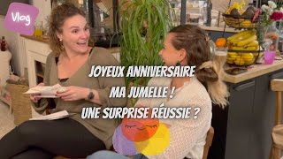 ⌜VLOG⌝ La réaction de ma jumelle une surprise réussie  Jai quand même fait une bourde 🤓😂 love [upl. by Ezzo787]