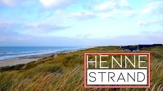 Denmark  Henne Strand Town and Beach Walk [upl. by Ayekin]