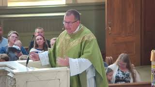 Homily Father Brian OBrien on September 1 2024 [upl. by Idelle]