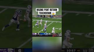 INSANE PUNT RETURN TOUCHDOWN 😱 tiktok collegefootball [upl. by Ettelliw716]