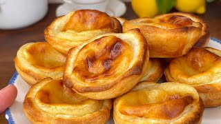 Pastéis de Nata  Tartelettes Portugaises à la Crème aux œufs [upl. by Atnahc573]