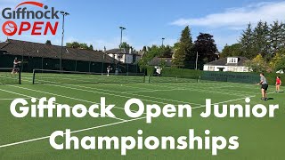 Glenlith Giffnock Junior Open  100724 [upl. by Enairb]