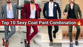 Top 10 Sexy Color Combination Coat Pant And Blazer🔥  10 Ways To Style Coat Pant amp Blazer  Dark Men [upl. by Colburn533]