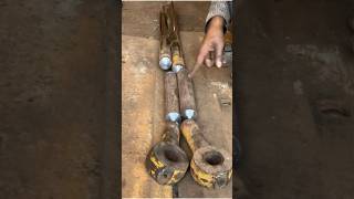 How to joint shaft expert welder shortsweldingstickwelder [upl. by Octavie]