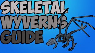 Oldschool Runescape  Skeletal Wyverns Money Making Guide  Range Safespot Guide [upl. by Fairman]