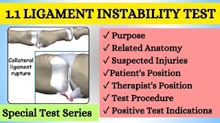 11 LIGAMENT INSTABILITY TEST ll Special Test Series  Forearm Wrist amp Hand ll Snapshot Learnings ✨ [upl. by Keely293]