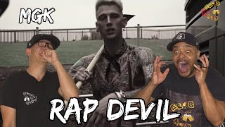 DID EMINEM TAKE AN quotLquot  MGK  Rap Devil Reaction [upl. by Andee]