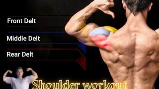 Best shoulder workout 💪👊 shoulder ki sabse best exercise HindiUrdu [upl. by Kikelia985]