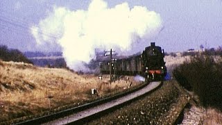 Dampfloks des Bw Crailsheim  Febr 1975  Steam trains part 3 [upl. by Lairbag]