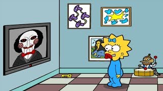 Maggie Simpson Saw Game Walkthrough [upl. by Perkin]