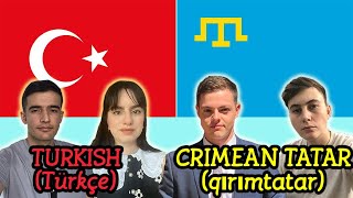 Similarities Between Turkish and Crimean Tatar [upl. by Akinert]