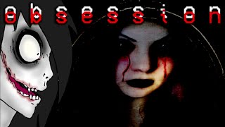 OBSESSION  All Endings  Bad Jeff the Killer Game [upl. by Otinauj]