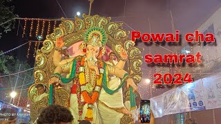 powai cha samrat 2024  star mitra mandal mumbai powai hiranandanipowai ganesh hiranandanipowai [upl. by Ahsiuqet517]