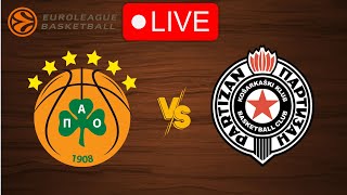 🔴 Live Panathinaikos vs Partizan  EuroLeague 20232024  Live Play by Play Scoreboard [upl. by Cuyler765]