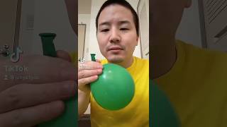 balloon blowing contest with junya1gou My balloon popping funny comedy [upl. by Veejar]