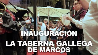 BARCELONAUTES  INAUGURACION LA TABERNA GALLEGA DE MARCOS MUNTANER [upl. by Krenek]