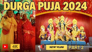 Durga Puja 2024 in Kolkata  Pandal hopping with family  Part 2 vlog youtube youtuber festival [upl. by Eiramac]