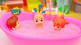 Cocomelon Friends play football and take bath  More  Fun Kids Story [upl. by Rourke299]