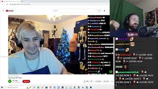 Forsen Reacts to xQc kisses NYYXXII SAD [upl. by Atiral]