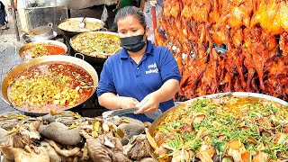 2 Amazing Soup Beef Intestine Ducks Chickens  Cambodian Street Food [upl. by Anairb]