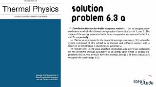 Problem 63 a Kittels Thermal Physics [upl. by Wieche]