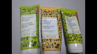 Aromamagic cucumber sunscreen lotion Review [upl. by Nugesulo]