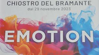 EMOTION MOSTRA CHIOSTRO DEL BRAMANTE [upl. by Aloysius135]