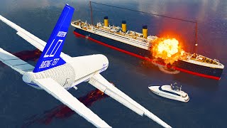 Realistic Plane Shootdown Crashes w Ragdolls 😱 Teardown [upl. by Jeanne]