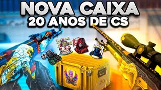 Veja as possíveis SKINS da NOVA CAIXA do CSGO Homenagem aos 20 anos de CS  CSGO New Case [upl. by Berner]