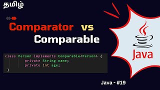 Comparator vs Comparable in Java  Interview Question [upl. by Owiat]