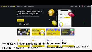 Binance TR ve Binance Global hesap Eşleştirme Birleştirme aktivasyon [upl. by Ideih922]