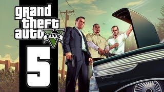 Lets Play GTA V GTA 5  EP05  Bringing The House Down [upl. by Mahgirb546]