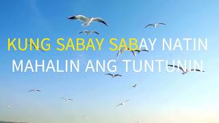 Tunay Na Laya Lyrics Atty Jimmy Bondoc [upl. by Lanos]