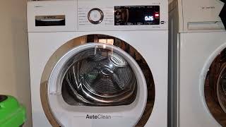 bosch serie8 dryer  basic appliance care programme [upl. by Amalita40]