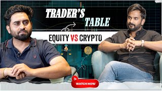 EQUITY VS CRYPTO FINANACIALMARKET CRYPTOSTOCKMARKET SuperTraderLakshya [upl. by Laing]