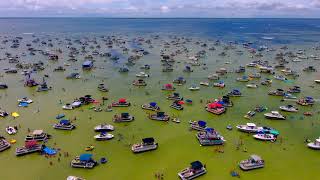 Crab Island Destin Florida July 4th 2021 [upl. by Bendicty]