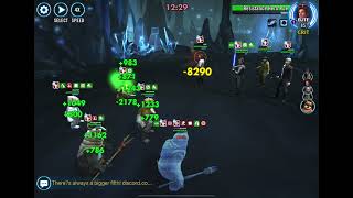 SWGOH Galactic Challenges Ewok vs Resistance Tier 7 [upl. by Airamak883]