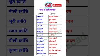 भारत के कृषि क्रान्तियाँ Gk Concept Railway Bpsc Bssc SSC All Exam [upl. by Yerggoeg662]