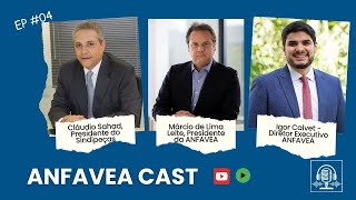 AnfaveaCast recebe Cláudio Sahad Presidente do Sindipeças [upl. by Other708]