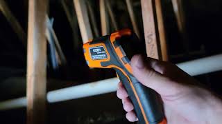 Power Fan Temp Check With KIZEN Infrared Thermometer [upl. by Cleave228]