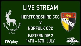 Herts CCC v Norfolk CCC NCCA Eastern Div 2 day 2 [upl. by Carlotta]