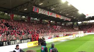 1FC Union Berlin Fans singen „zieht den Bayern die Lederhosen aus“ Eisen Union [upl. by Hasheem]